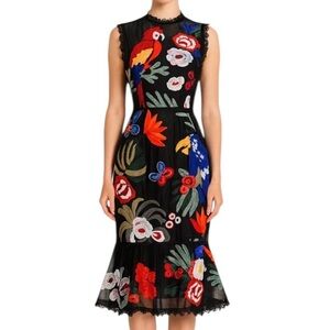 Colorful Tropical Dress Medium The Dilaka